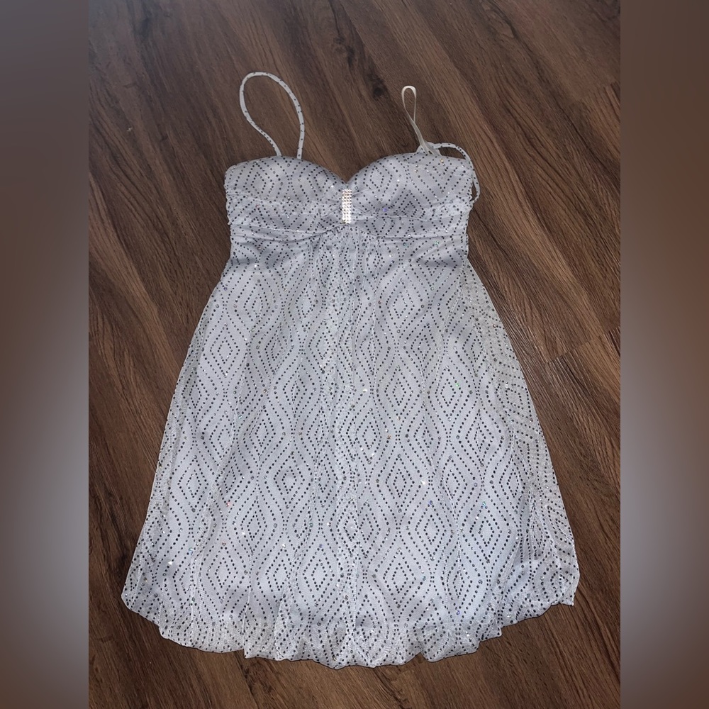 Grey diamond dress. BCX size small